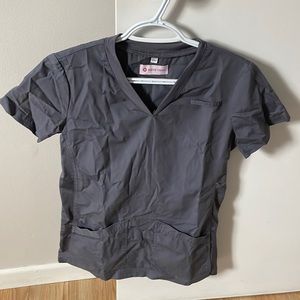 White cross scrub top